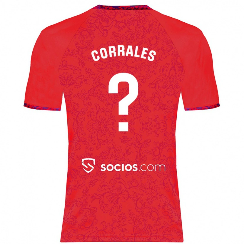 Danxen Niño Camiseta Lucía Corrales #0 Rojo 2ª Equipación 2024/25 La Camisa México