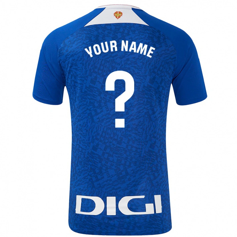 Danxen Niño Camiseta Su Nombre #0 Azul Real 2ª Equipación 2024/25 La Camisa México