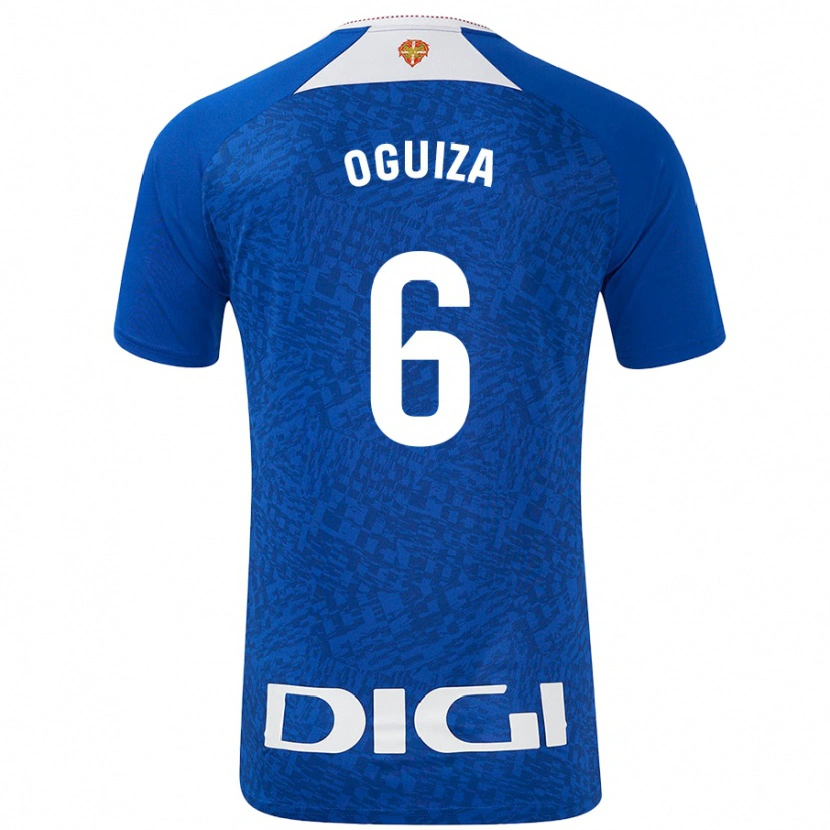 Danxen Niño Camiseta Irene Oguiza #6 Azul Real 2ª Equipación 2024/25 La Camisa México