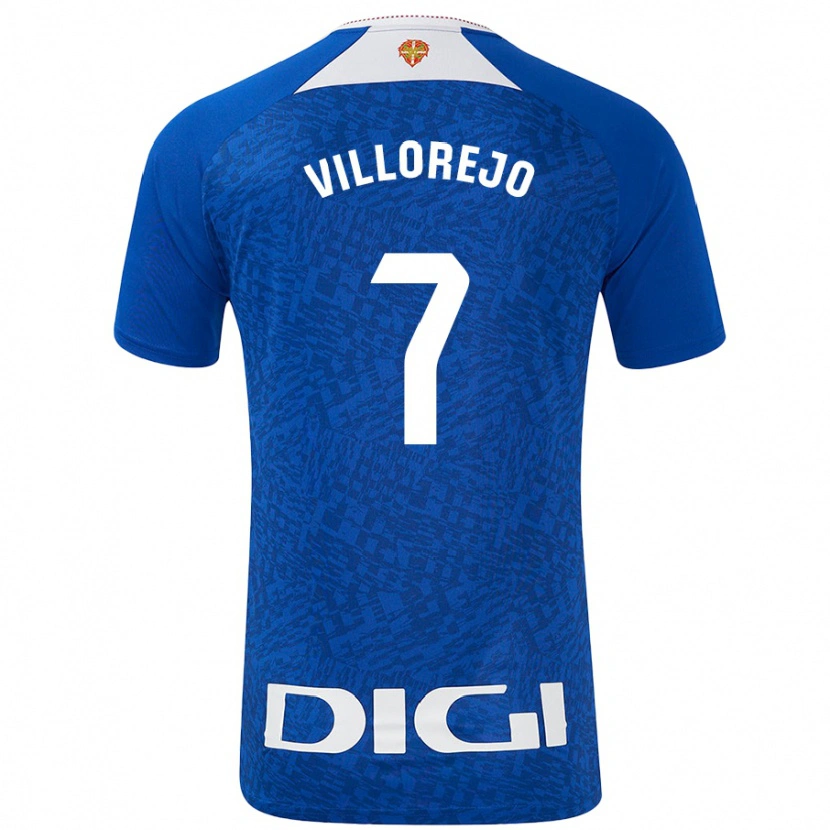 Danxen Niño Camiseta Ardaitz Villorejo #7 Azul Real 2ª Equipación 2024/25 La Camisa México