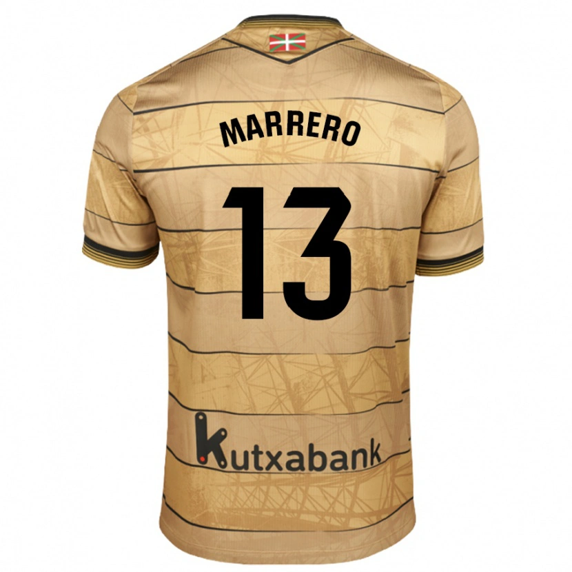 Danxen Niño Camiseta Unai Marrero #13 Marrón 2ª Equipación 2024/25 La Camisa México