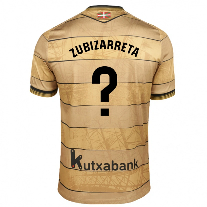 Danxen Niño Camiseta Pablo Zubizarreta #0 Marrón 2ª Equipación 2024/25 La Camisa México