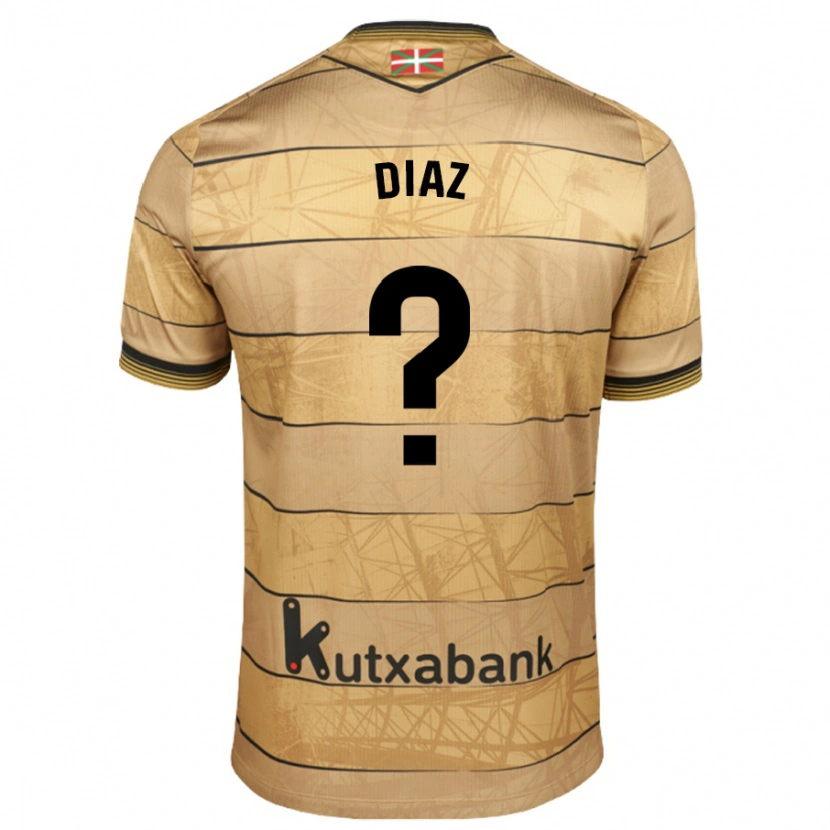 Danxen Niño Camiseta Dani Díaz #0 Marrón 2ª Equipación 2024/25 La Camisa México