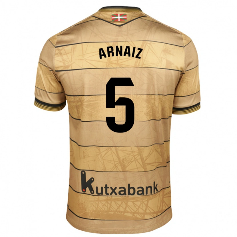 Danxen Niño Camiseta Iris Arnaiz #5 Marrón 2ª Equipación 2024/25 La Camisa México