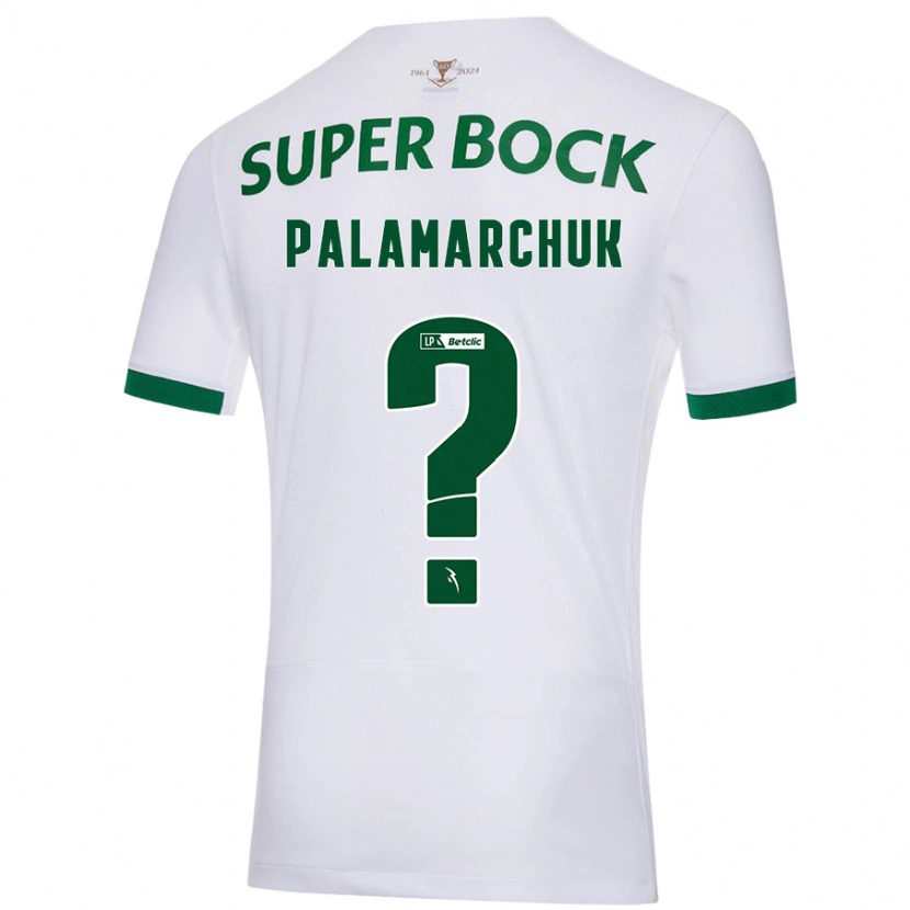 Danxen Niño Camiseta Cristiano Vitaly Palamarchuk #0 Blanco Verde 2ª Equipación 2024/25 La Camisa México