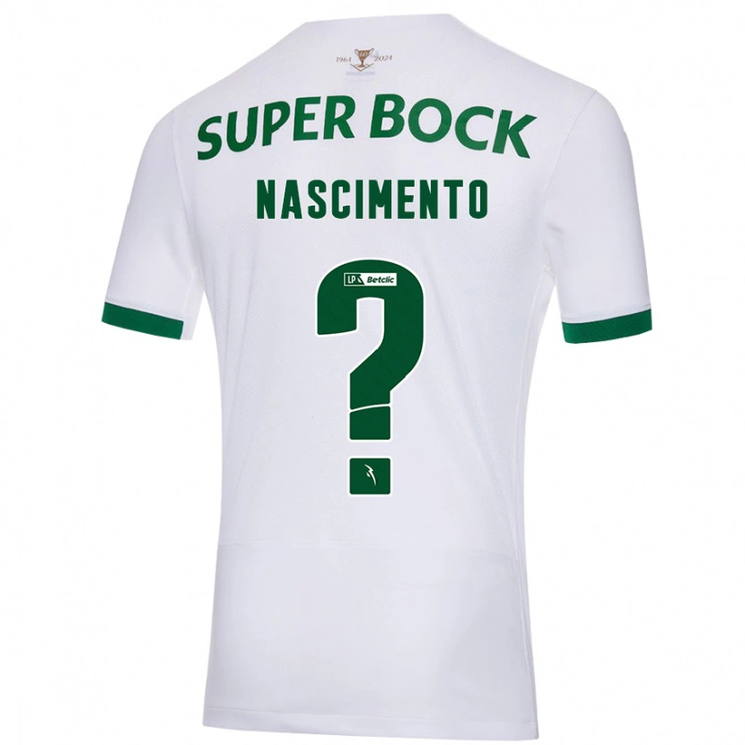 Danxen Niño Camiseta Sandro Nascimento #0 Blanco Verde 2ª Equipación 2024/25 La Camisa México