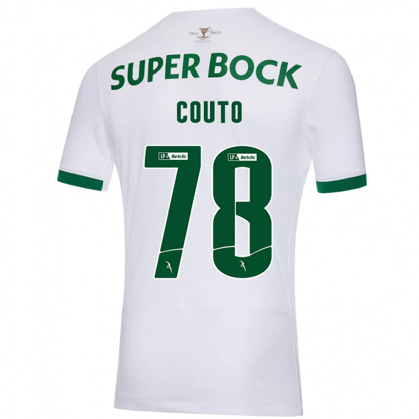 Danxen Niño Camiseta Mauro Couto #78 Blanco Verde 2ª Equipación 2024/25 La Camisa México