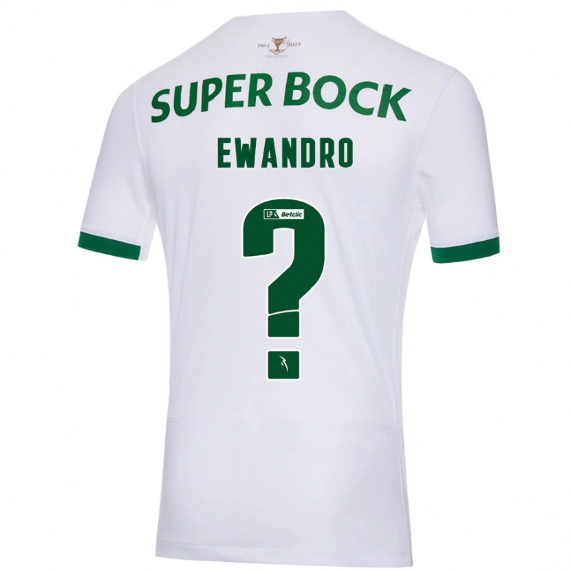 Danxen Niño Camiseta Ewandro #0 Blanco Verde 2ª Equipación 2024/25 La Camisa México