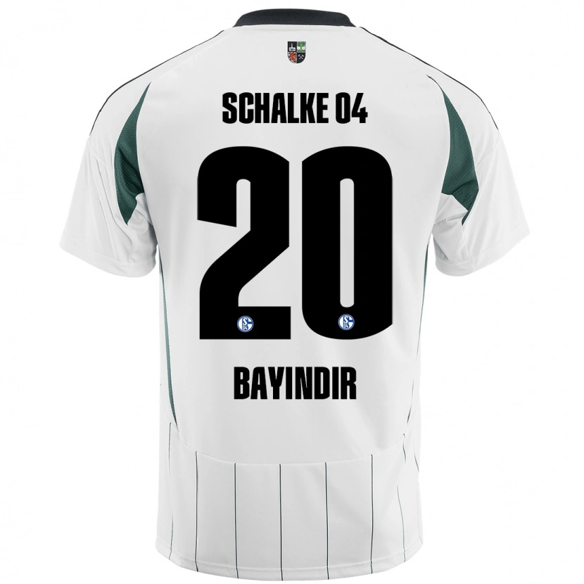 Danxen Niño Camiseta Aris Bayindir #20 Blanco Verde 2ª Equipación 2024/25 La Camisa México