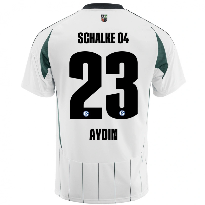 Danxen Niño Camiseta Mehmet Aydın #23 Blanco Verde 2ª Equipación 2024/25 La Camisa México