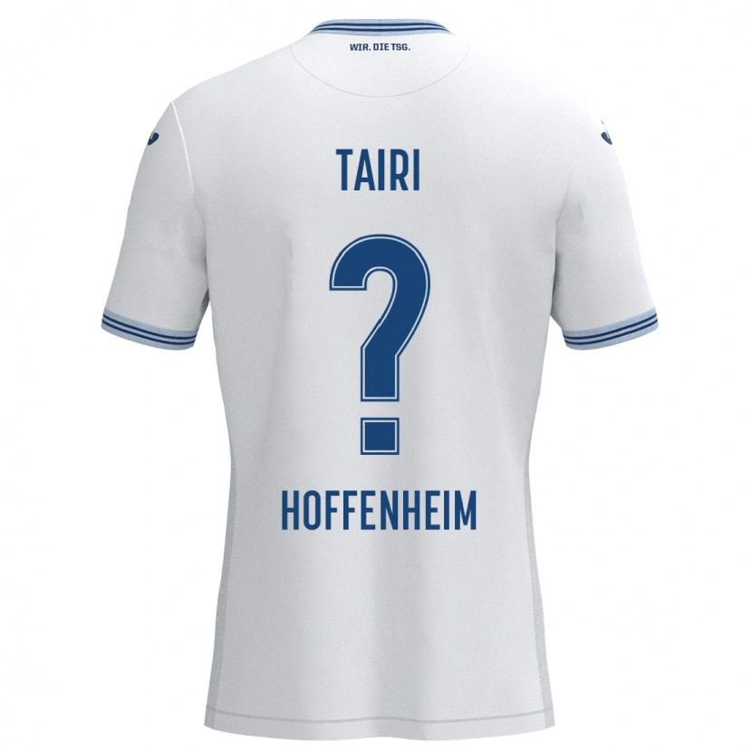 Danxen Niño Camiseta Zidan Tairi #0 Blanco Azul 2ª Equipación 2024/25 La Camisa México