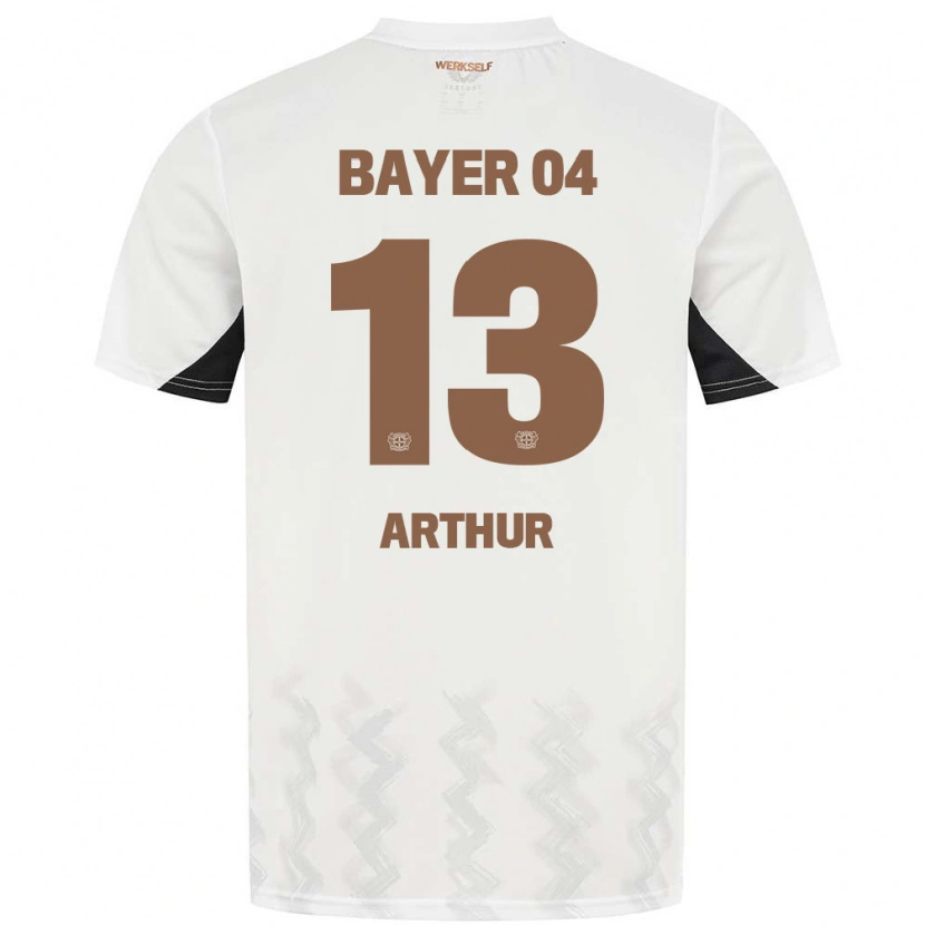 Danxen Niño Camiseta Arthur #13 Blanco Negro 2ª Equipación 2024/25 La Camisa México