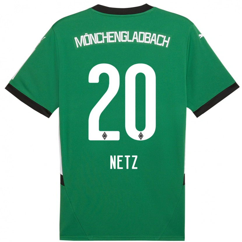 Danxen Niño Camiseta Luca Netz #20 Verde Blanco 2ª Equipación 2024/25 La Camisa México