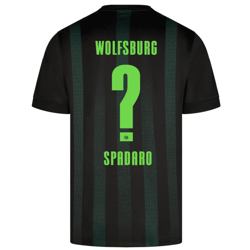 Danxen Niño Camiseta Michele Spadaro #0 Verde Oscuro 2ª Equipación 2024/25 La Camisa México