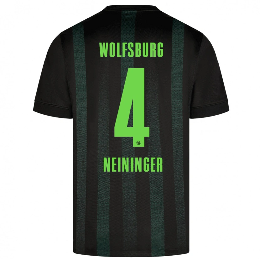 Danxen Niño Camiseta Till Neininger #4 Verde Oscuro 2ª Equipación 2024/25 La Camisa México