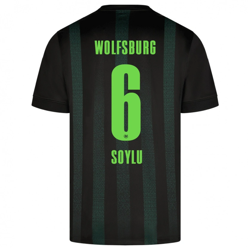 Danxen Niño Camiseta Darwin Soylu #6 Verde Oscuro 2ª Equipación 2024/25 La Camisa México