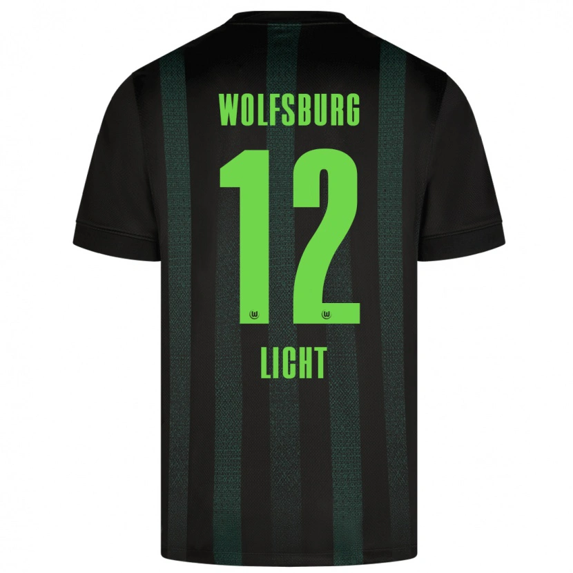 Danxen Niño Camiseta Philipp Licht #12 Verde Oscuro 2ª Equipación 2024/25 La Camisa México