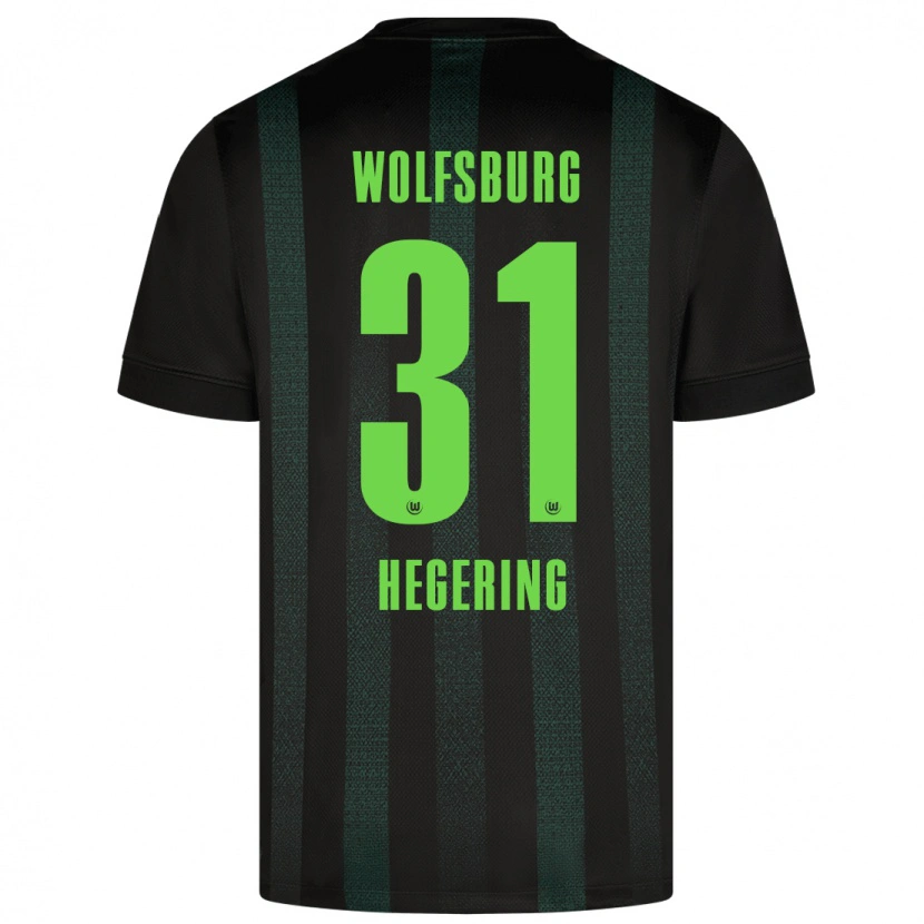 Danxen Niño Camiseta Marina Hegering #31 Verde Oscuro 2ª Equipación 2024/25 La Camisa México