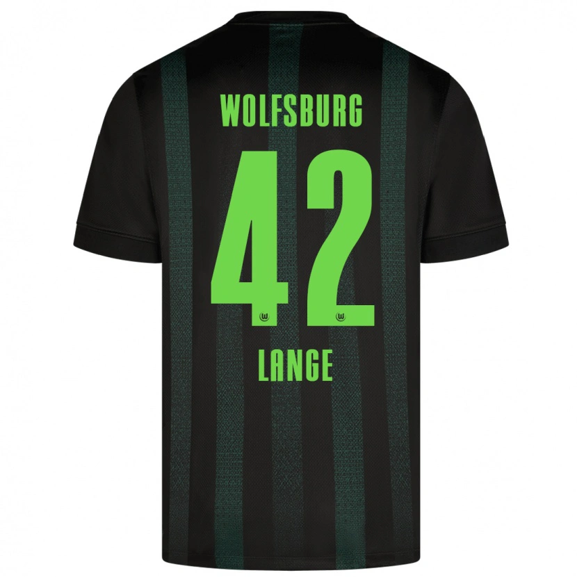 Danxen Niño Camiseta Felix Lange #42 Verde Oscuro 2ª Equipación 2024/25 La Camisa México