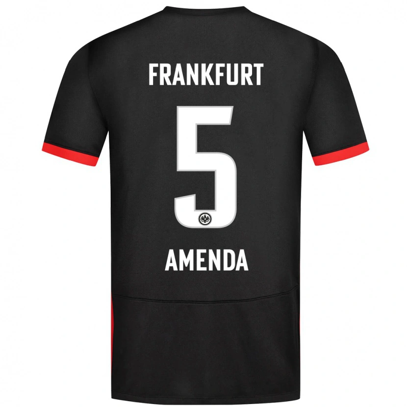 Danxen Niño Camiseta Aurèle Amenda #5 Negro 2ª Equipación 2024/25 La Camisa México