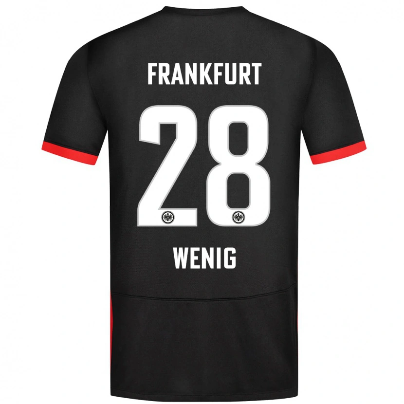 Danxen Niño Camiseta Marcel Wenig #28 Negro 2ª Equipación 2024/25 La Camisa México