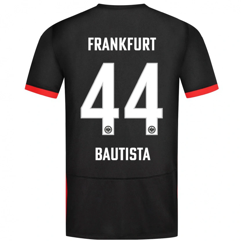 Danxen Niño Camiseta Davis Bautista #44 Negro 2ª Equipación 2024/25 La Camisa México