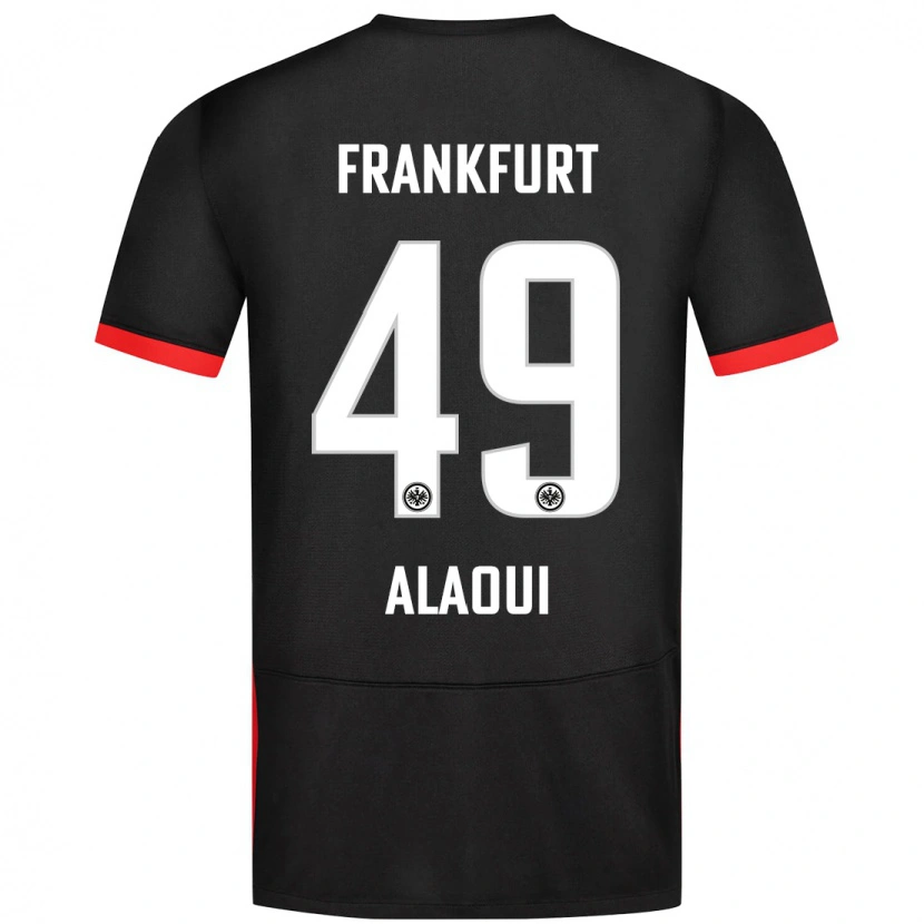 Danxen Niño Camiseta Anas Alaoui #49 Negro 2ª Equipación 2024/25 La Camisa México