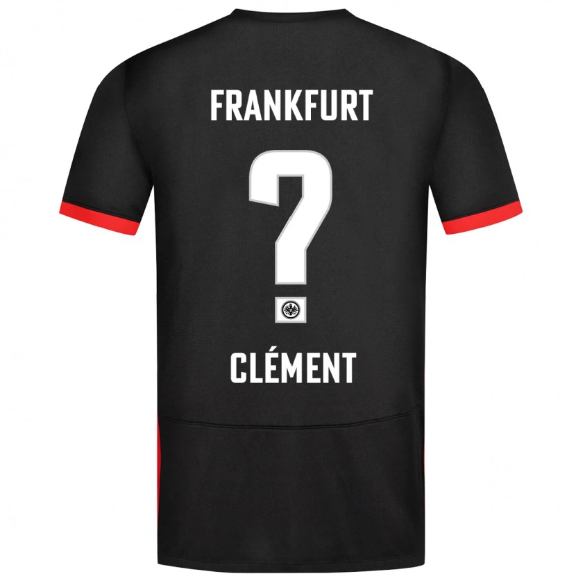 Danxen Niño Camiseta Noah Clément #0 Negro 2ª Equipación 2024/25 La Camisa México