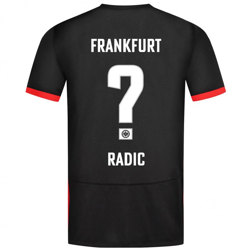 Danxen Niño Camiseta Luka Radic #0 Negro 2ª Equipación 2024/25 La Camisa México
