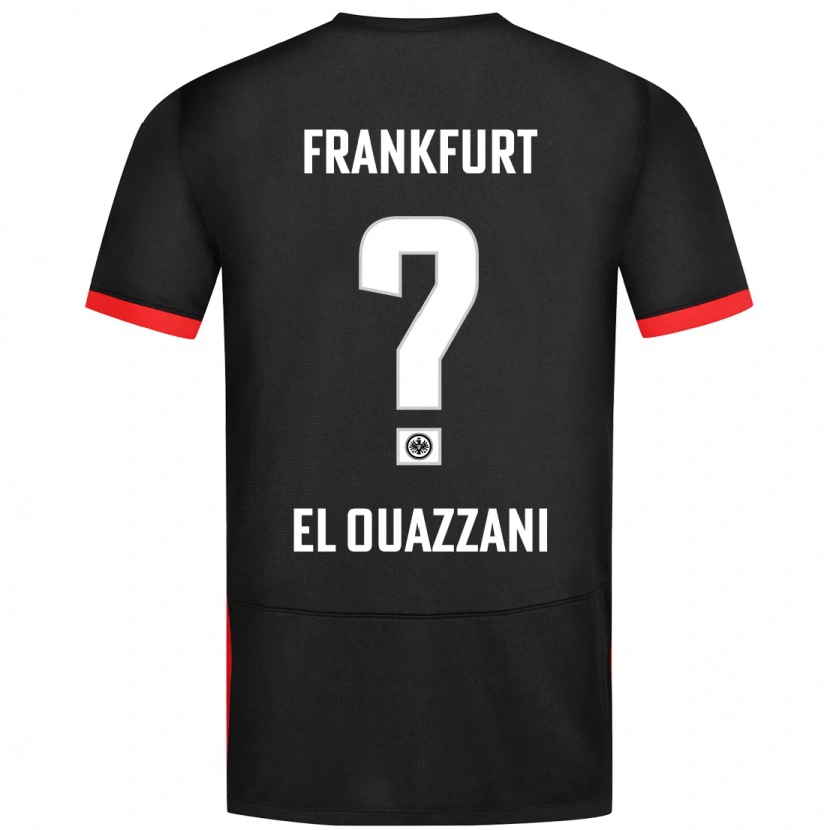 Danxen Niño Camiseta Nadir El Ouazzani #0 Negro 2ª Equipación 2024/25 La Camisa México