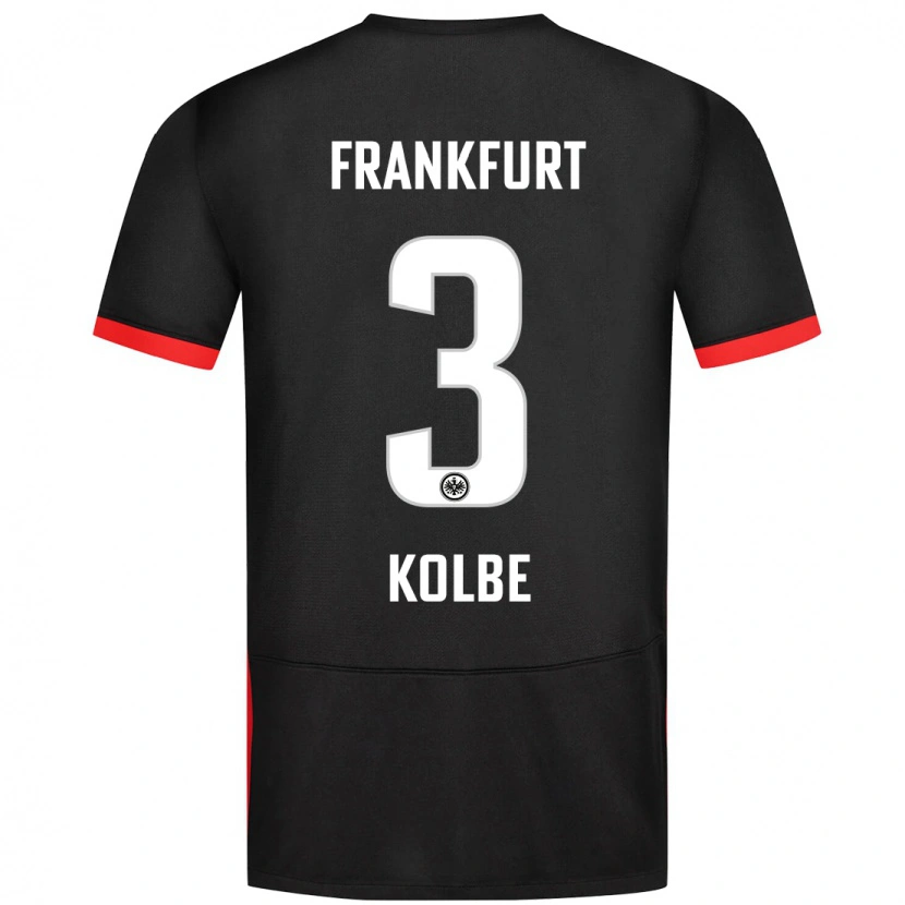 Danxen Niño Camiseta Louis Kolbe #3 Negro 2ª Equipación 2024/25 La Camisa México