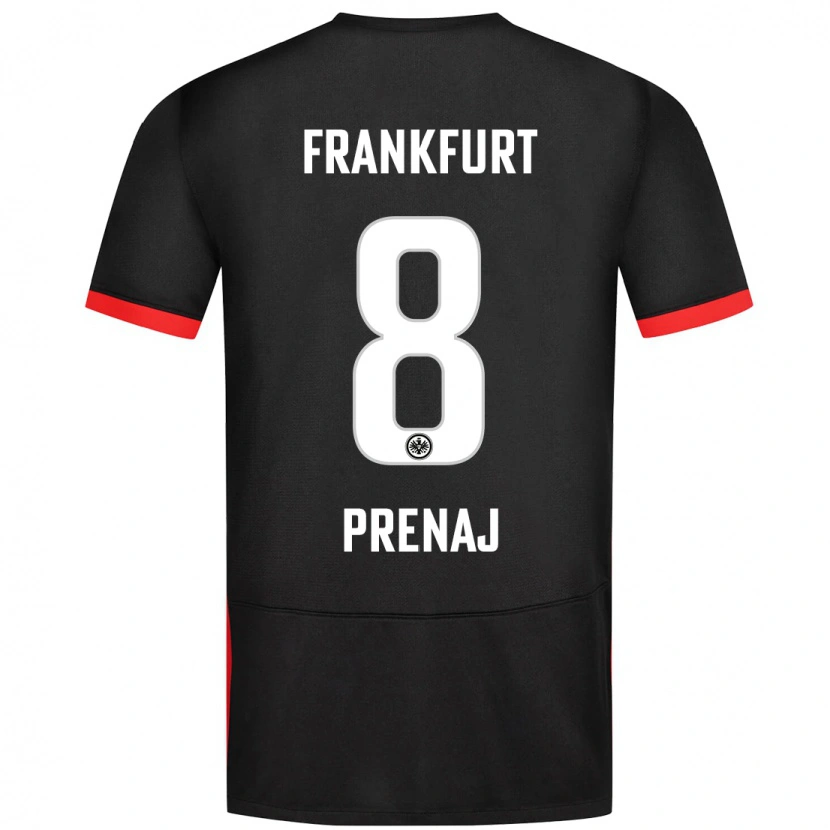 Danxen Niño Camiseta Christian Prenaj #8 Negro 2ª Equipación 2024/25 La Camisa México