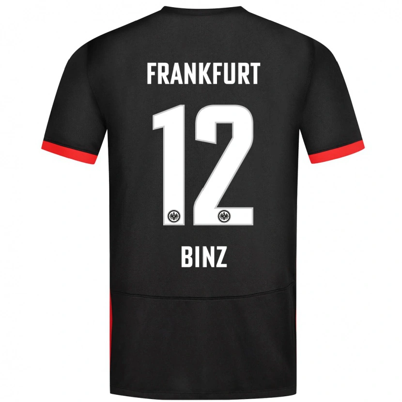 Danxen Niño Camiseta Sam Binz #12 Negro 2ª Equipación 2024/25 La Camisa México