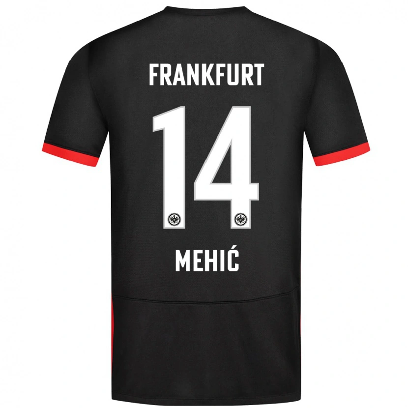Danxen Niño Camiseta Liam Mehić #14 Negro 2ª Equipación 2024/25 La Camisa México
