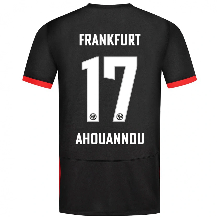 Danxen Niño Camiseta Yannis Ahouannou #17 Negro 2ª Equipación 2024/25 La Camisa México