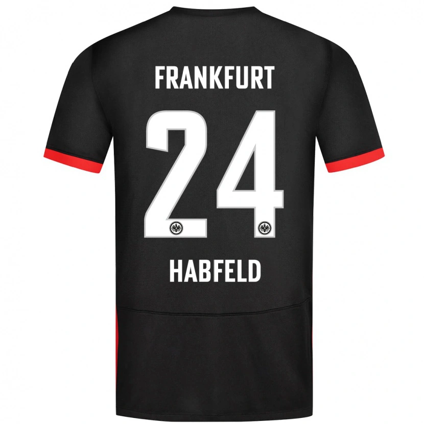 Danxen Niño Camiseta Josef Haßfeld #24 Negro 2ª Equipación 2024/25 La Camisa México