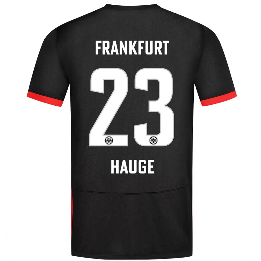 Danxen Niño Camiseta Jens Petter Hauge #23 Negro 2ª Equipación 2024/25 La Camisa México