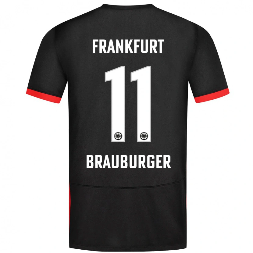 Danxen Niño Camiseta Maximilian Brauburger #11 Negro 2ª Equipación 2024/25 La Camisa México
