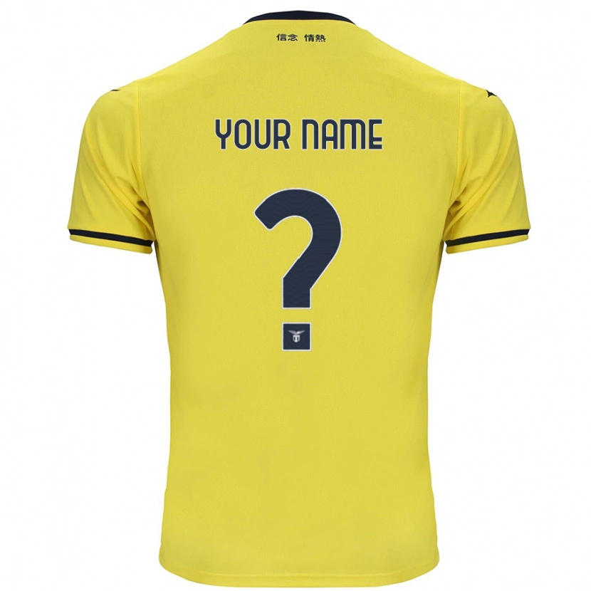 Danxen Niño Camiseta Su Nombre #0 Amarillo 2ª Equipación 2024/25 La Camisa México