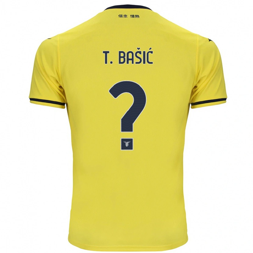 Danxen Niño Camiseta Toma Bašić #0 Amarillo 2ª Equipación 2024/25 La Camisa México