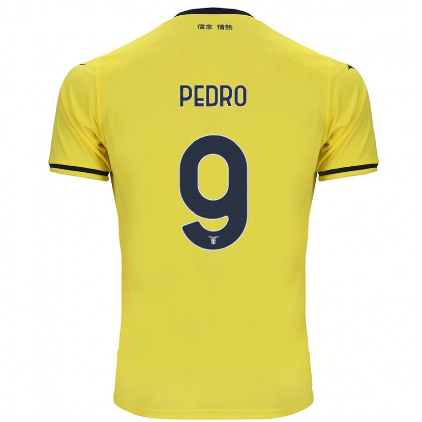 Danxen Niño Camiseta Pedro #9 Amarillo 2ª Equipación 2024/25 La Camisa México