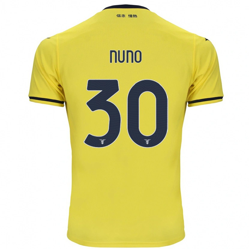 Danxen Niño Camiseta Nuno Tavares #30 Amarillo 2ª Equipación 2024/25 La Camisa México