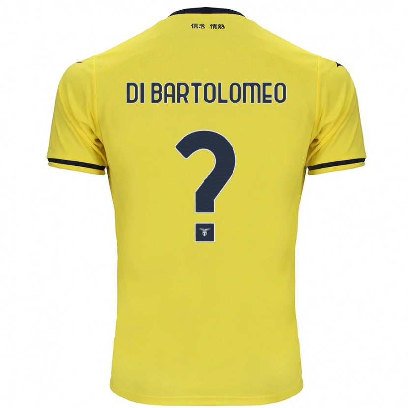 Danxen Niño Camiseta Damiano Di Bartolomeo #0 Amarillo 2ª Equipación 2024/25 La Camisa México