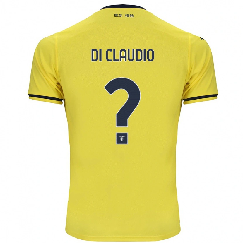Danxen Niño Camiseta Federico Di Claudio #0 Amarillo 2ª Equipación 2024/25 La Camisa México