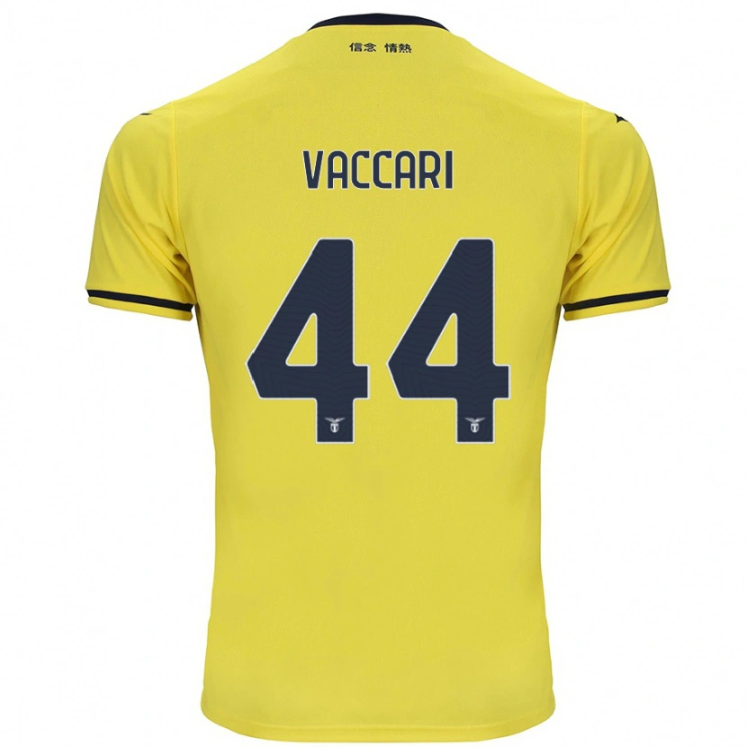 Danxen Niño Camiseta Flavia Vaccari #44 Amarillo 2ª Equipación 2024/25 La Camisa México