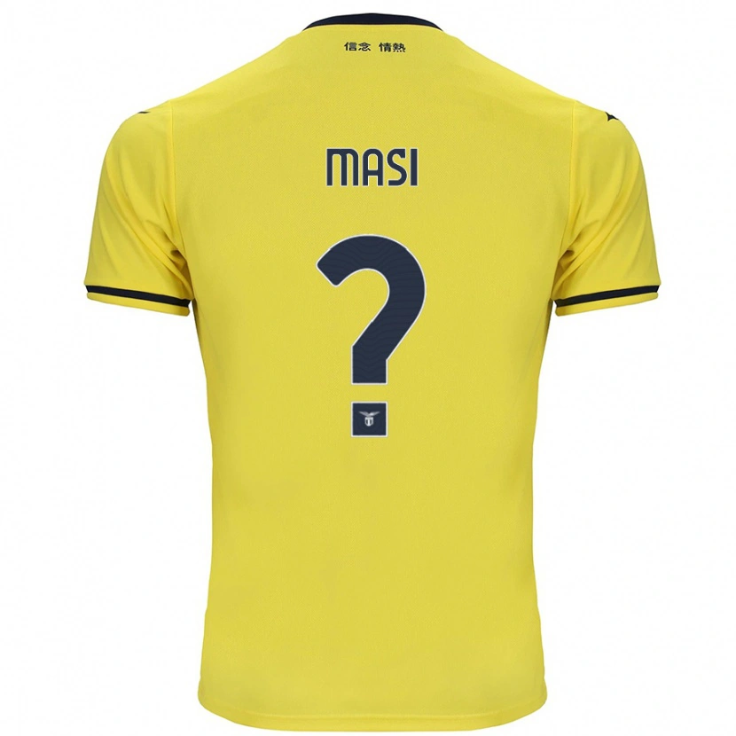 Danxen Niño Camiseta Nicolas Masi #0 Amarillo 2ª Equipación 2024/25 La Camisa México