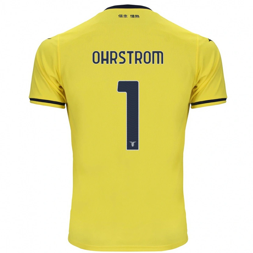 Danxen Niño Camiseta Stephanie Ohrstrom #1 Amarillo 2ª Equipación 2024/25 La Camisa México