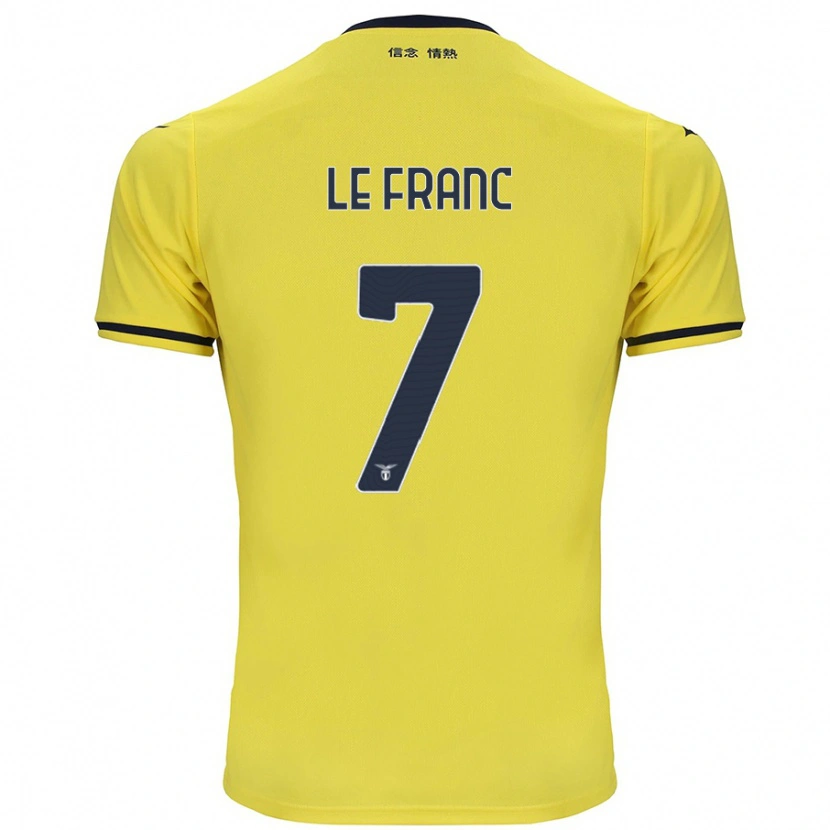 Danxen Niño Camiseta Chloé Le Franc #7 Amarillo 2ª Equipación 2024/25 La Camisa México