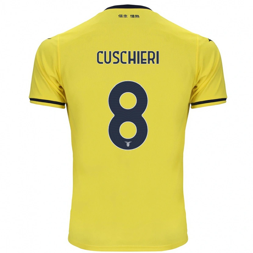 Danxen Niño Camiseta Rachel Cuschieri #8 Amarillo 2ª Equipación 2024/25 La Camisa México