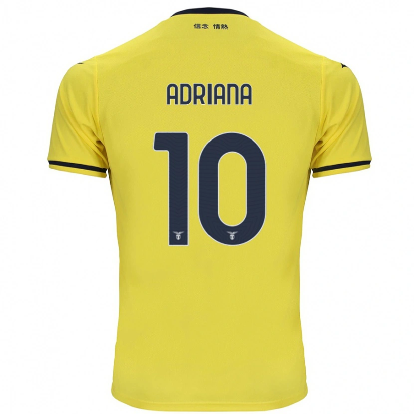 Danxen Niño Camiseta Adriana Martín Santamaría #10 Amarillo 2ª Equipación 2024/25 La Camisa México